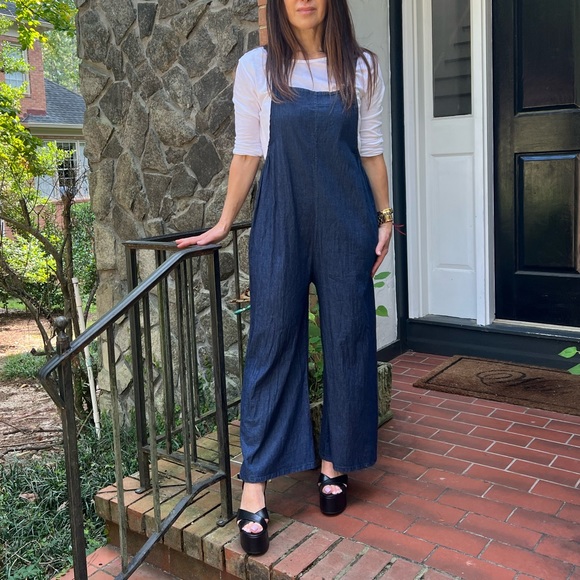 MADE IN ITALY 2 PIECE JUMPSUIT AND TOP SET - Picture 2 of 4